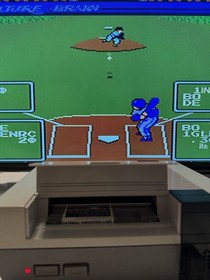 Baseball Simulator 1000 Nintendo NES - Authentic Cart w/ Sleeve. Cleaned/Tested