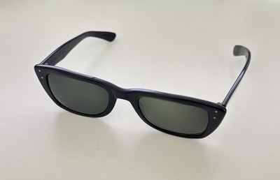 Ray-Ban B&L Caribbean Black 52 VTG 50s 60s MCM Bausch Lomb Bob