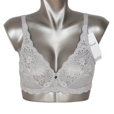 Image of Triumph Amourette W bra wired 7816/HI grey amazing lace unpadded NEW