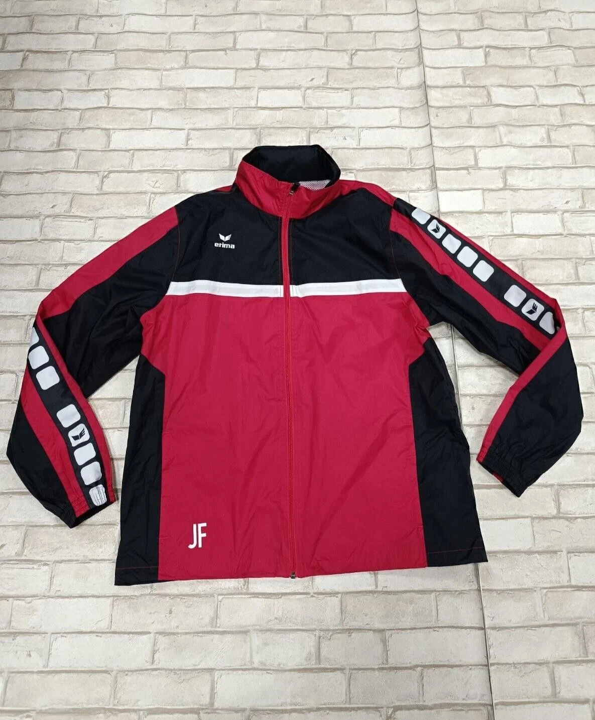 Erima men's lightweight windproof jacket polyamide red size L