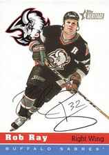 ROB RAY 2000-01 TOPPS HERITAGE HOCKEY #166