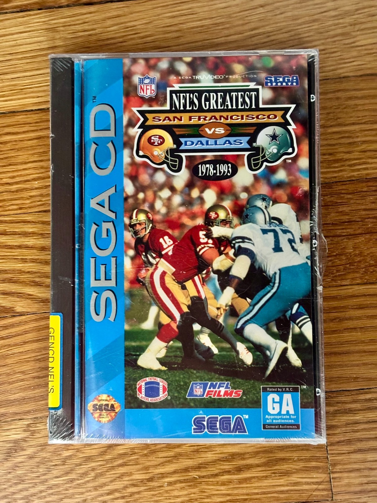 NFL's Greatest: San Francisco vs. Dallas 1978-1993 (Sega CD 1993) - MIB UNOPENED