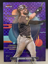 2025 Topps Finest  - Fernando Tatis Jr #184 - Uncommon - Purple Checkerboard /99