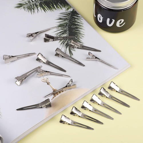 50 Stck. Lockenclips, 1,75 Zoll einzelne Zinken Alligator Haarschnitt Clips für Styling - Bild 5 von 7