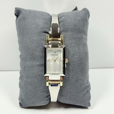 Bulova - Classic Diamond Two-Tone Stainless Steel Quartz Women's Watch - 98P229