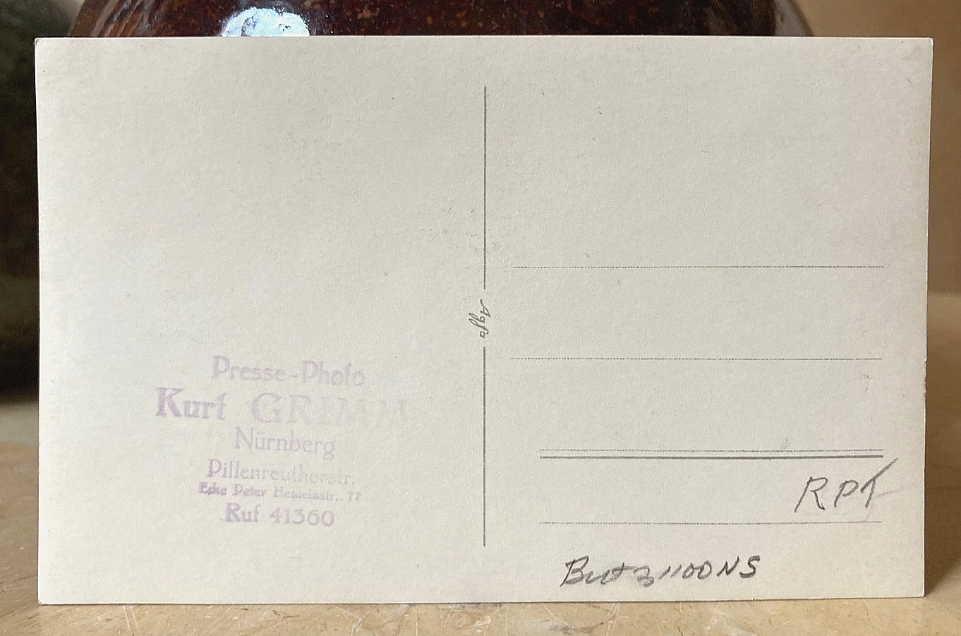 WW2 GERMAN LEADER'S 1931 MERCEDES-BENZ 770 (W07) AT RPT 1933 PHOTO POSTCARD RPPC