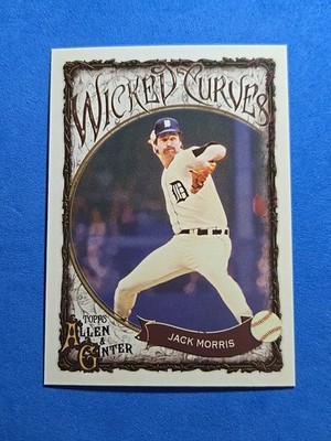 2025 Jack Morris Topps Allen & Ginter #WC-28 Wicked Curves