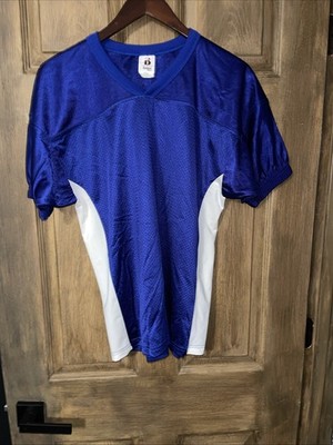 Badger Sport Mesh Football Jersey Royal / White Youth Size L