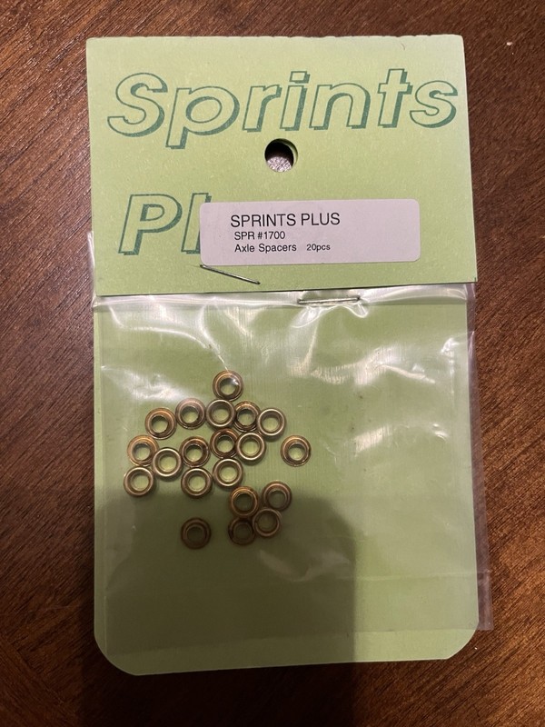 Sprint Plus - 1/8 Axle Spacer - 1/32 Slot Car (20 pcs)