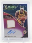 MYLES TURNER 2020-21 SELECT X-FACTOR GAME USED PATCH PURPLE AUTO /99 Q7081
