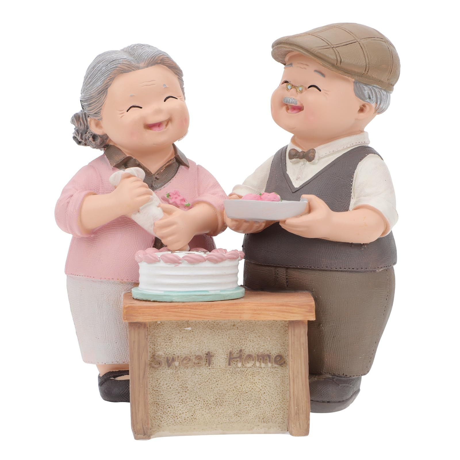 Scultura Nonni Housoutil: Regalo Commovente Nozze d'Oro