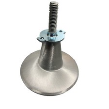 Shelti Gold Standard Air Hockey & Pool Table Aluminum Leg Leveler Brushed Steel