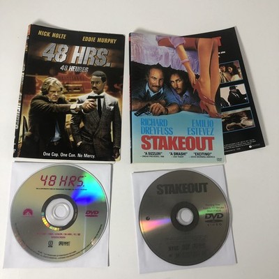 48 Hrs. 1982 / Stakeout 1987 DVD's Double Feature  (Look*NoCase)