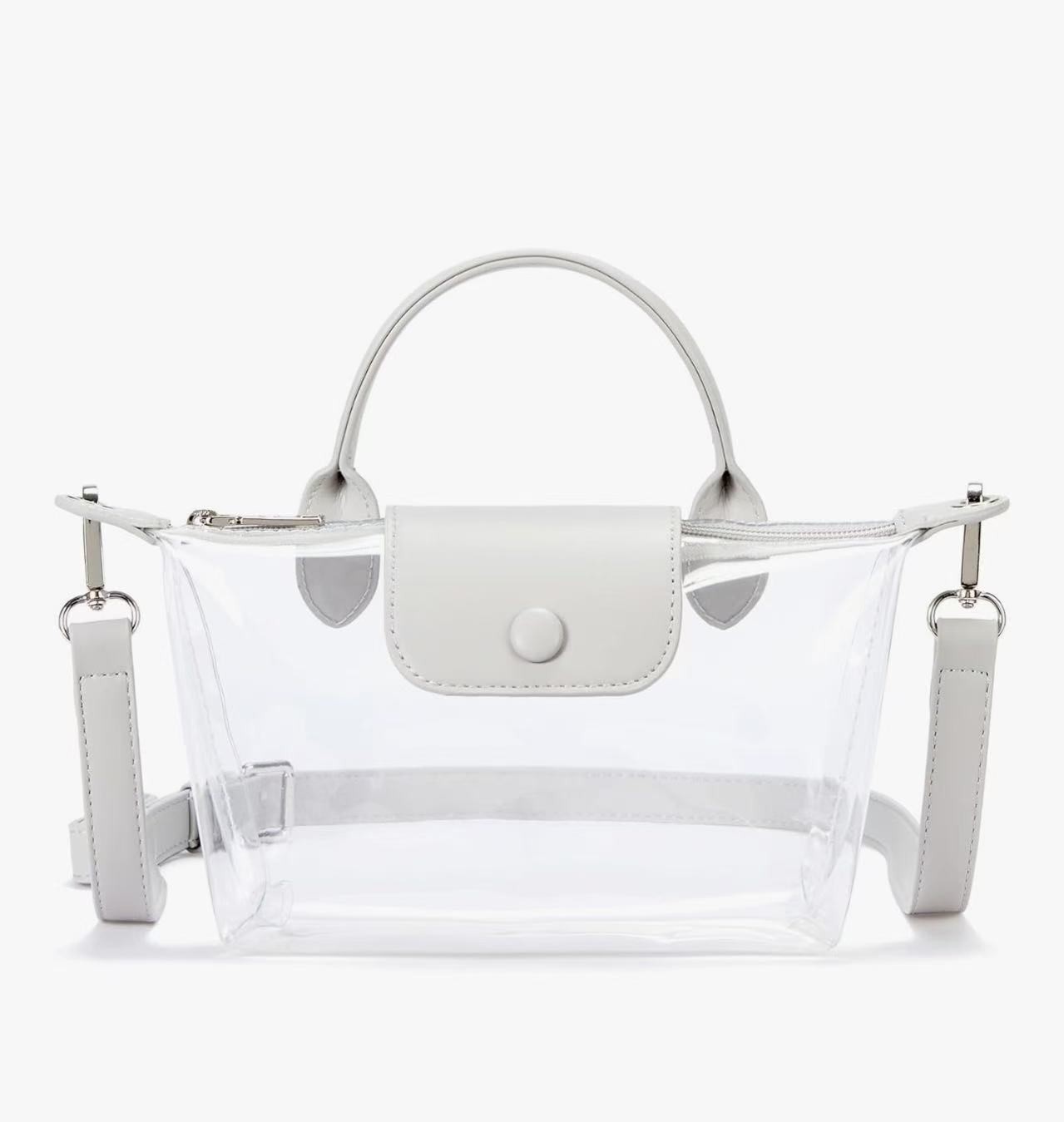 BOSTANTEN Clear Bag for Stadium Approved Small Crossbody Purse Handbags for Conc
