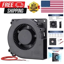 120mm x 32mm 12V High Airflow DC Brushless Blower Fan for Radiator, Desktops,...