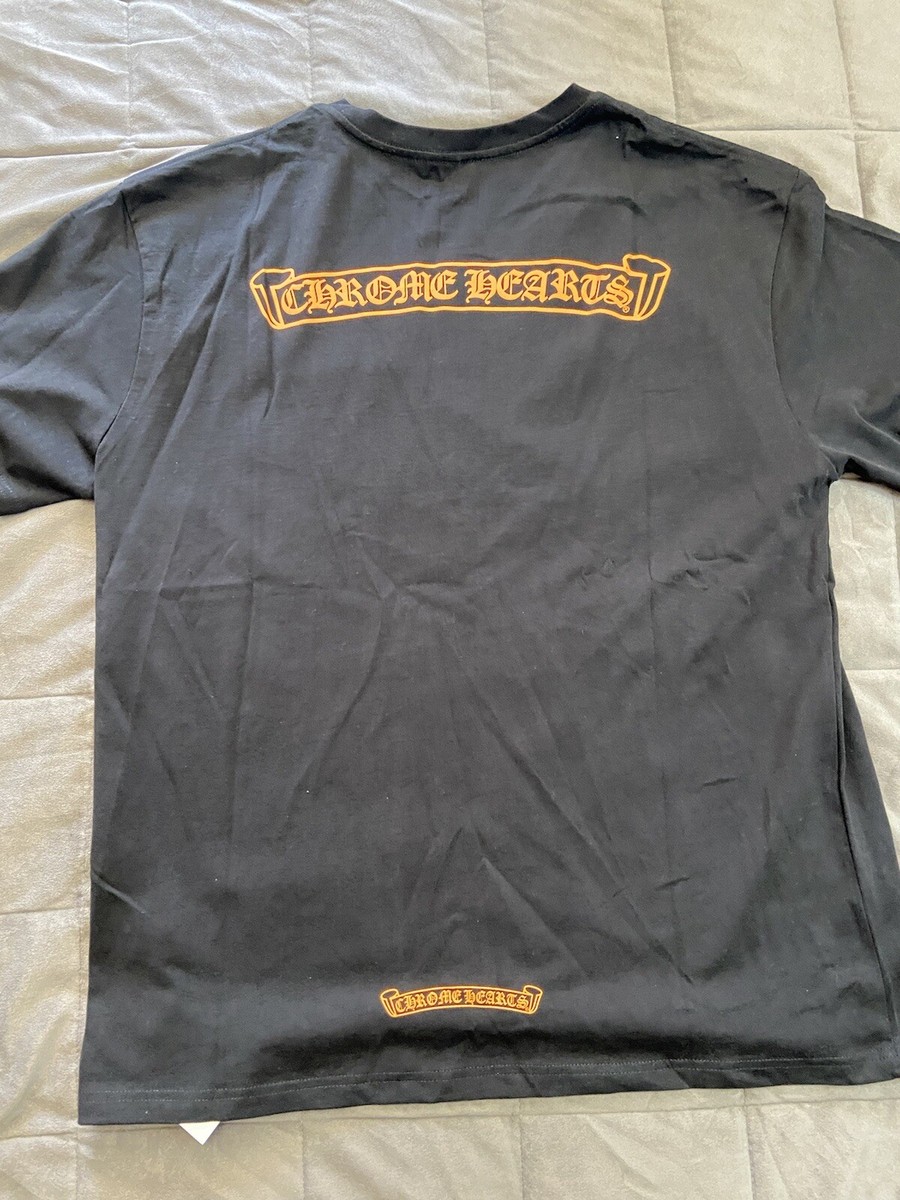Chrome Hearts Classic Tee T-Shirt Black /Orange | eBay
