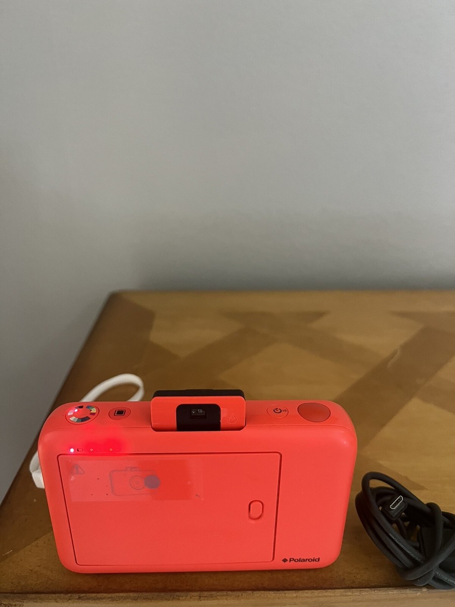 Red Polaroid Snap Instant Digital Camera with ZINK Zero Ink