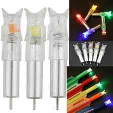 5X Crossbow LED Lighted Arrow Nock 7.6mm Arrow Shaft Tail Archery Hunting Shoot