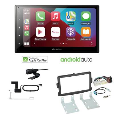 Pioneer Autoradio Apple CarPlay Bluetooth für Dacia Lodgy ab 2012 schwarz