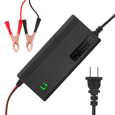#ad #ad 12V 10A Smart Fast Charger for Lithium Iron Phosphate LiFePO4 Battery 14.6V $19.98