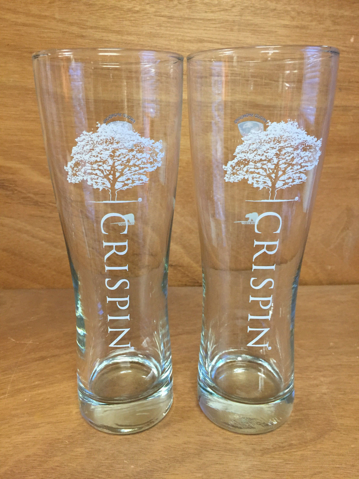 Crispin Hard Cider USA Rugby 22 oz. Super Pilsner Glass Set of 2 ...
