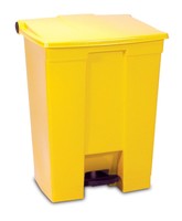 Rubbermaid Commercial 18gal 68l Step On Can - Yellow Rubbermaid Commercial 18gal 68l Step On Can - Yellow