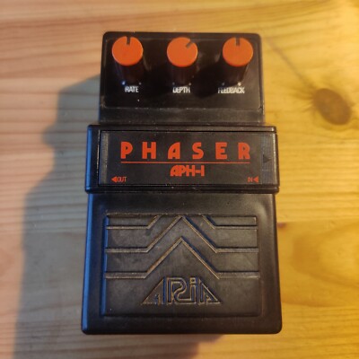 Vintage 80s Aria APH-1 APH1 Phaser Guitar Effects Pedal
