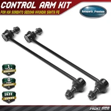 2Pcs Front Side Sway Bar Link Kit for Kia Sorento Sedona Hyundai Santa Fe Nexo
