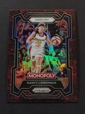 NANCY LIEBERMAN 2024 Panini Prizm WNBA Monopoly Classic Red Icons Parallel #27