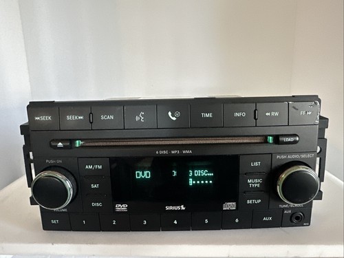 2008-12 Chrysler Dodge Jeep FM/AM Radio MP3 6 CD DVD Changer OEM P/N: 05064933AC - Picture 6 of 11