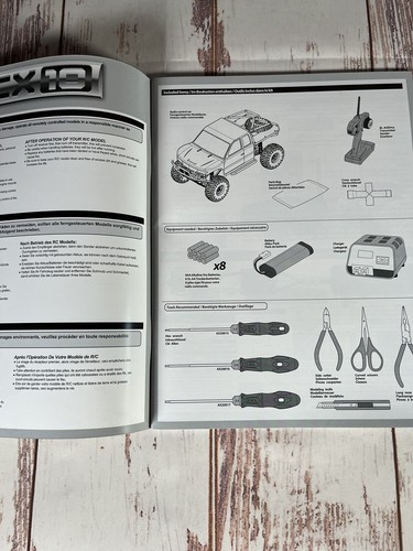 Manual de instrucciones Axial SCX-10 Trail Honcho - Imagen 2 de 4
