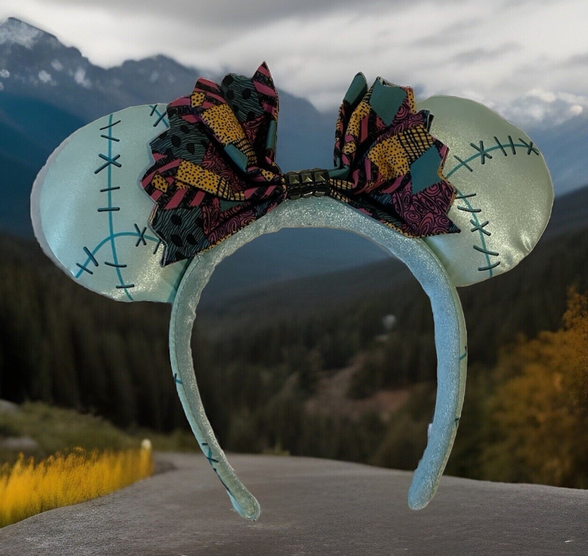 2017 Nightmare Before Christmas Sally Minnie Ears Headband 