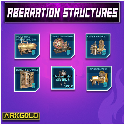 ARK Survival Ascended Structures Aberration(Steampunk) PVE PS5/XBOX/PC