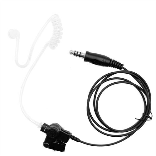 U94 PTT 2-Pin Radio Headset Walkie Talkie Adapter For Midland Radio - Zdjęcie 5 z 5