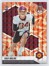 Dax Milne - 2021 Panini Mosaic - Reactive Orange #400 - Rookie - Washington