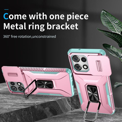 For Moto G/Power/Play Magnetic Ring Stand Rugged Mag Safe Case Slide Camera Lens - Picture 68 of 73