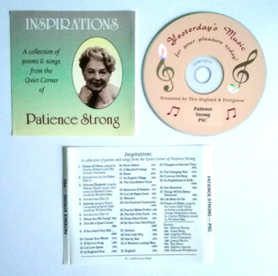 CD Inspirationen Gedichte & Lieder aus der ruhigen Ecke der Geduld stark (L8)