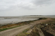 Photo 12x8 Osea Island Tidal Causeway This tidal ford provides access to O c2013