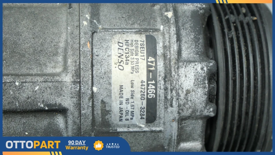 Bomba compresora aire acondicionado Mercedes CLK320 W211 E55 AMG 2001-2005 FABRICANTE DE EQUIPOS ORIGINALES Foto 2 de 4