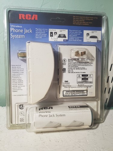 RCA Wireless Phone Jack System RC926 Instantly Turn Any Outlet Into A Jack NEW - 第 4/7 張圖片
