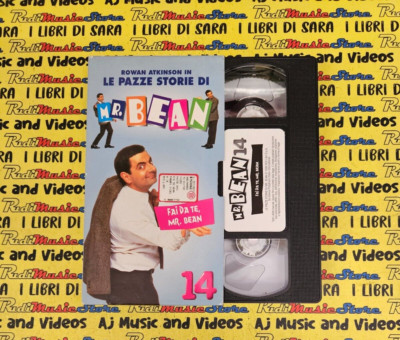VHS Karton DIE VERRÜCKTEN GESCHICHTEN VON MR. BEAN 14 Rowan Atkinson 1998 FABBRI (F113