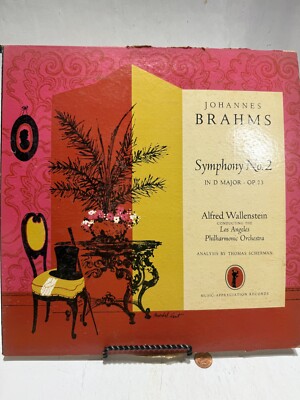 Johannes Brahms Symphony No.2 Wallenstein LA Philharmonic 1956 LP 2X Vinyls