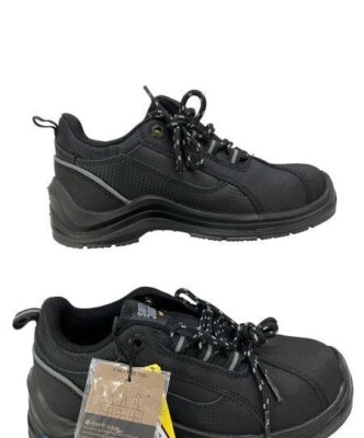 Safety Jogger Works ADVANCE81 Men's Black Industrial Steel Toe Shoe New Size 6.5
