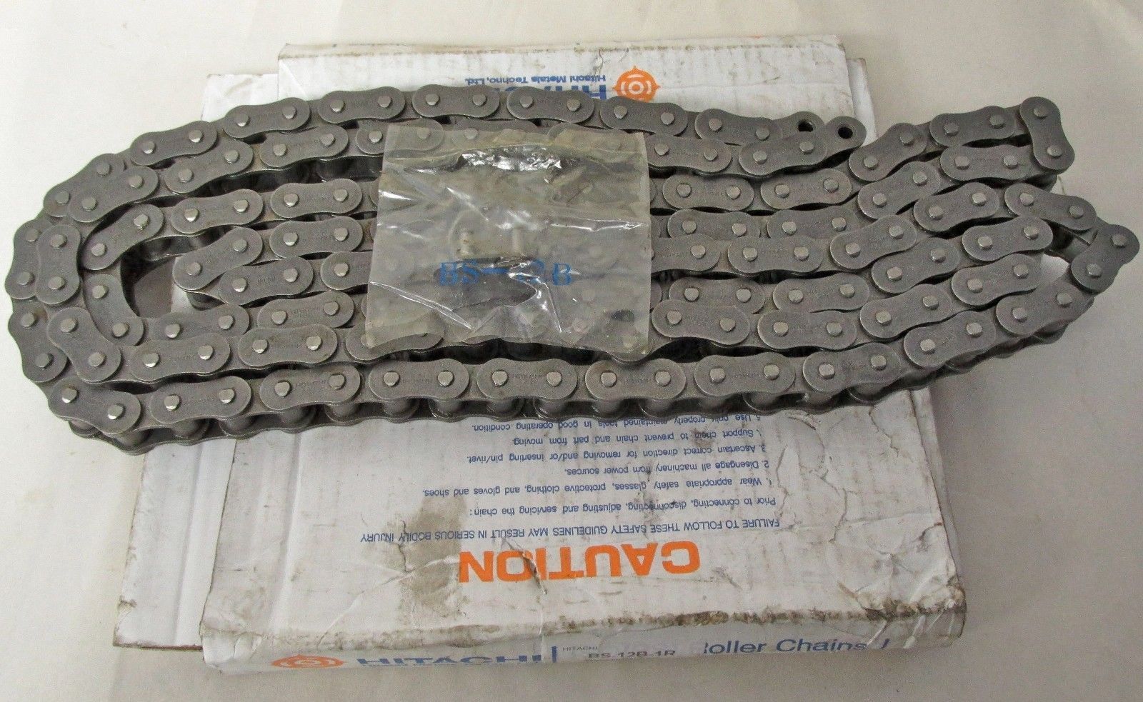NEW HITACHI ROLLER CHAIN BS.12B1R SINGLE STRAND 10 FT eBay