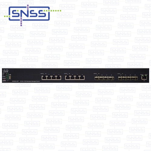 CISCO REFRESH SX550X 16 PORTS 10G COMMUTATEUR SX550X-16FT-K9-UK SFP + PILE HORS TVA 495 £ - Photo 7/7
