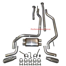 Fits 09 - 20 Toyota Tundra Performance Dual Exhaust Kit - 14" Thunderbolt