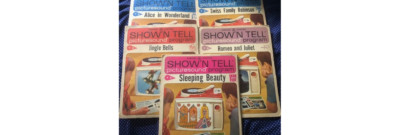 Lot of 5 Vintage 1960's GE Show N Tell Viewer Picturesound Program Toy Records