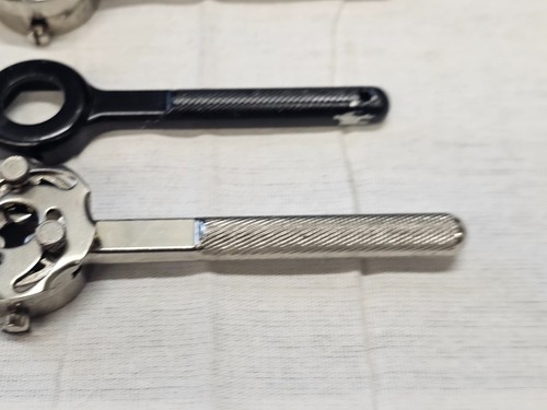 3 Hanson Threading Die Dies Tap T Handle Wrench 1" Hex - Picture 5 of 15