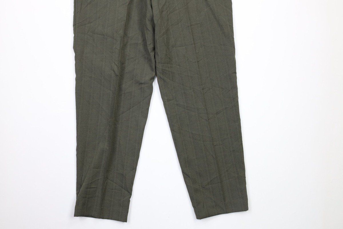 パンツ 80s 90s 100linen wide slacks 1990's cotton hooded shirt 1990's wool wide slacks w34 秋色