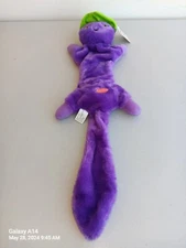 Zanies Squeaky Dog Puppy Toy Feisty Feline Cat Tug Halloween  Witch Unstuffy 